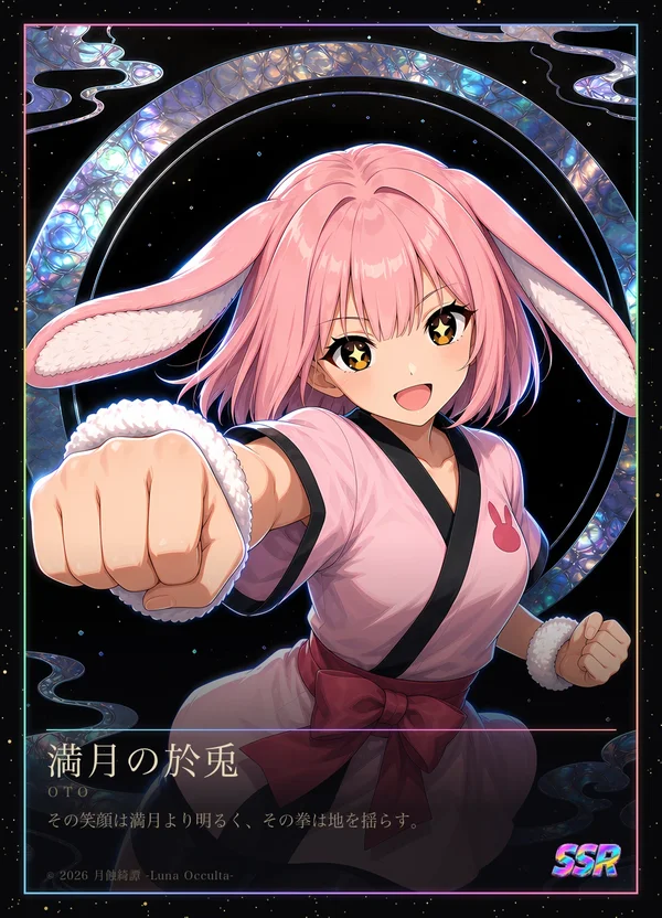 札: 満月の於兎